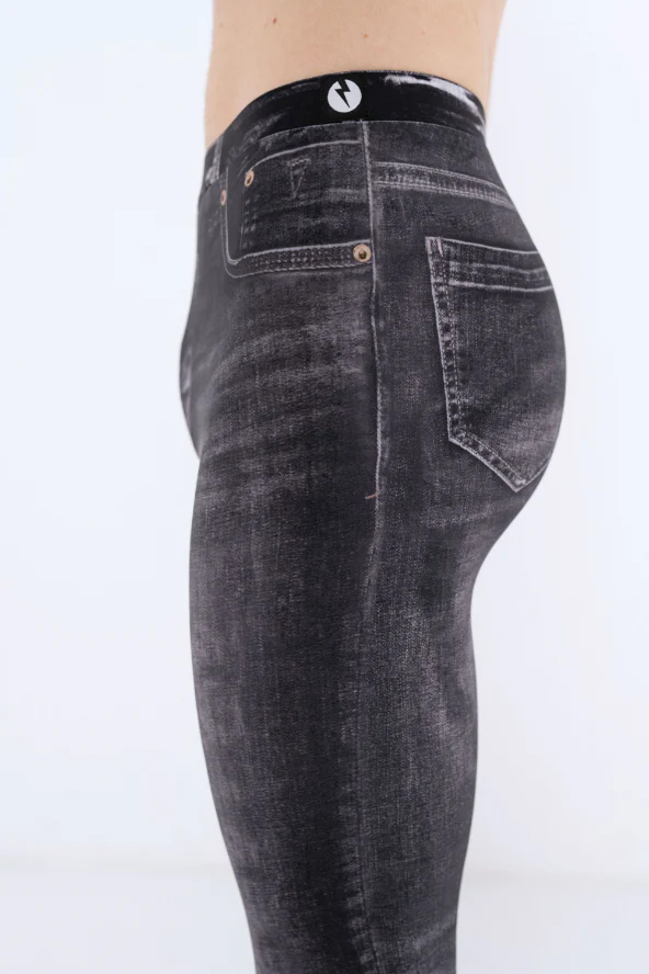 Dark Denim Dave Meggings - Image 4