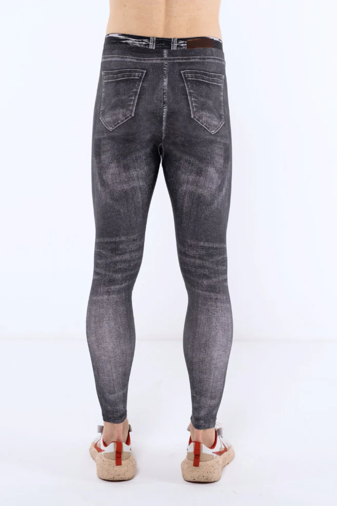 Dark Denim Dave Meggings - Image 5