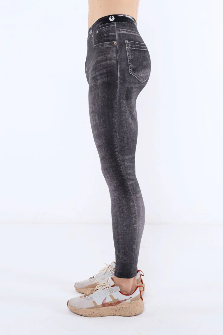 Dark Denim Dave Meggings - Image 6