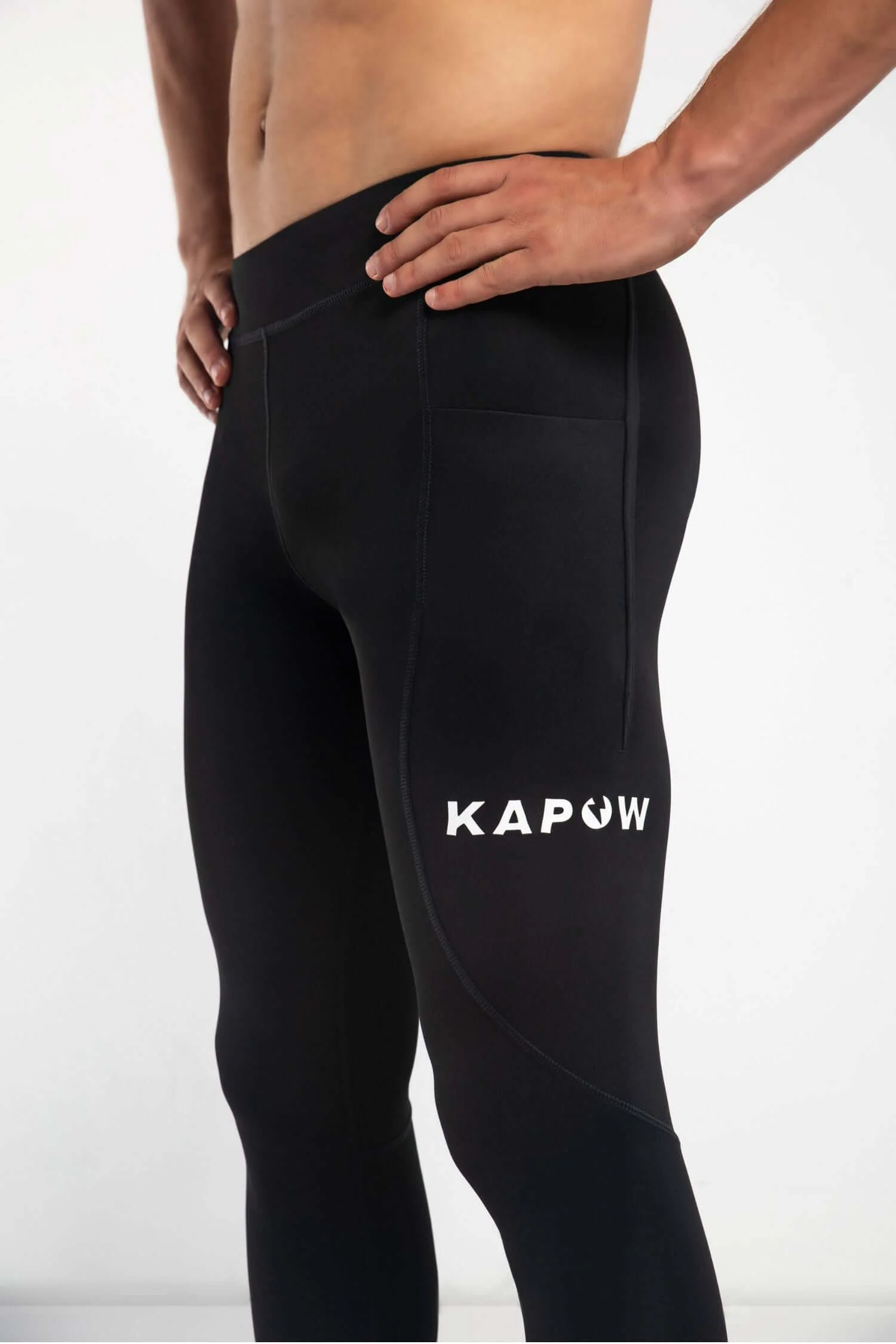 Jet Recycled 3/4 Meggings - Image 3