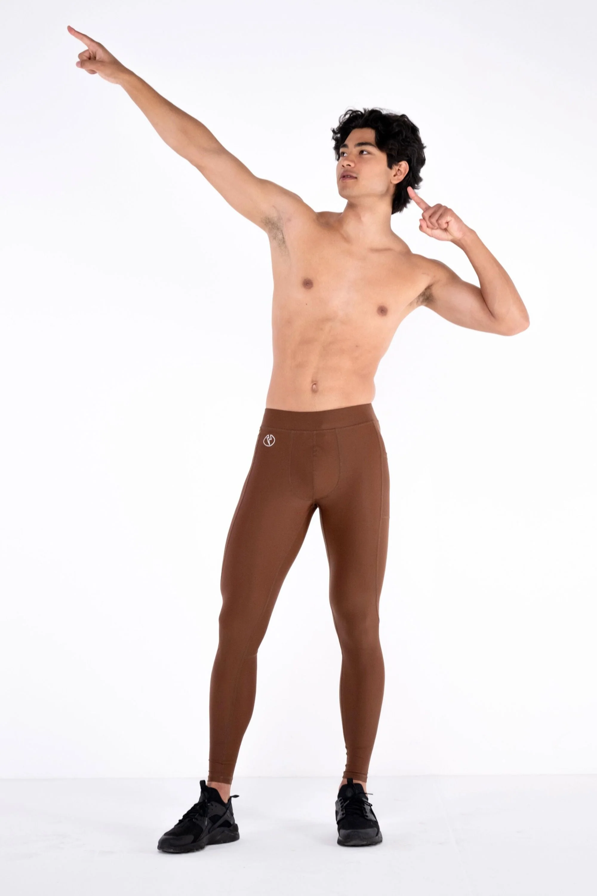 Mustang Brown Meggings with Removable Crotch Pad - Image 5