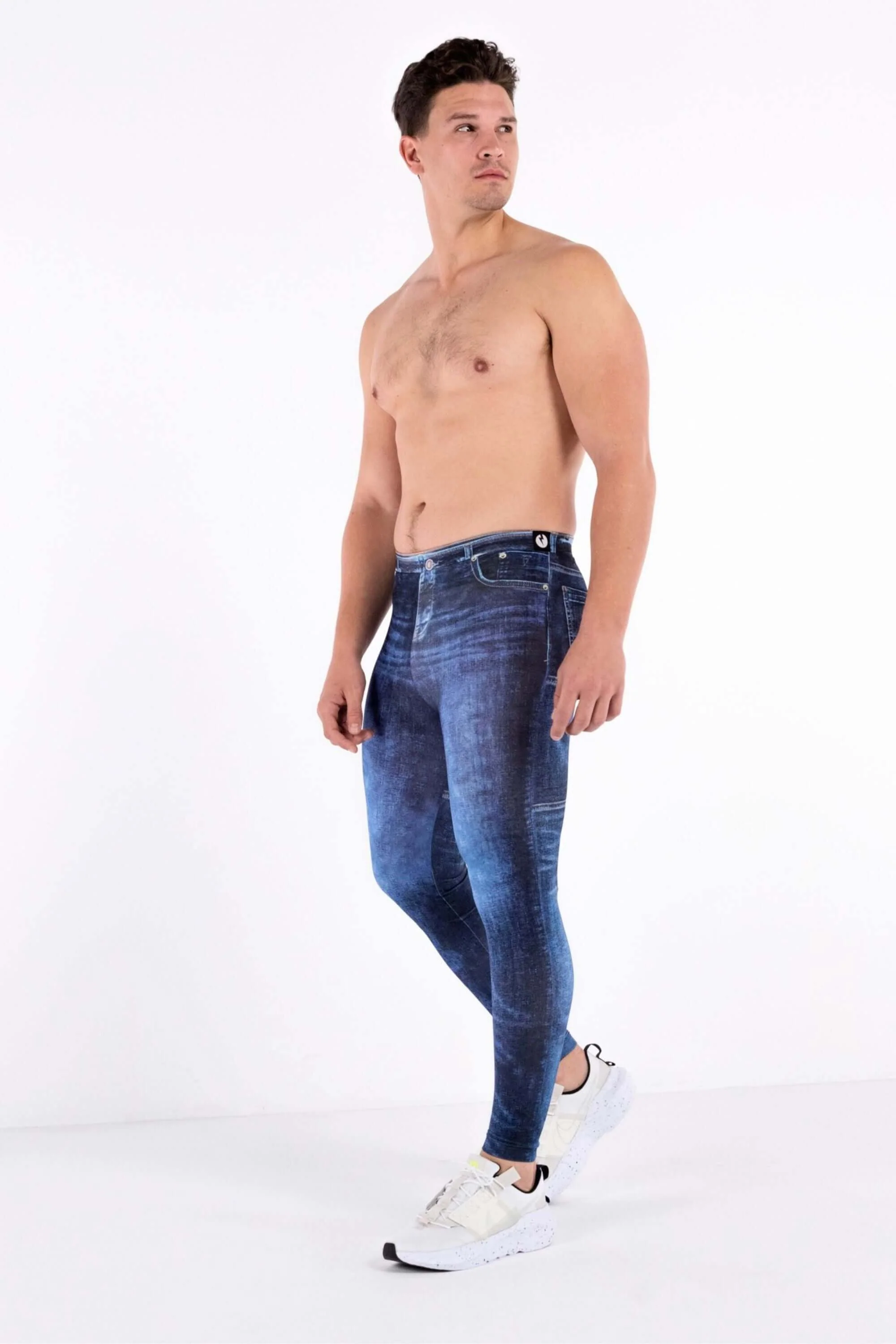 Navy Jean Noah Meggings - Image 6