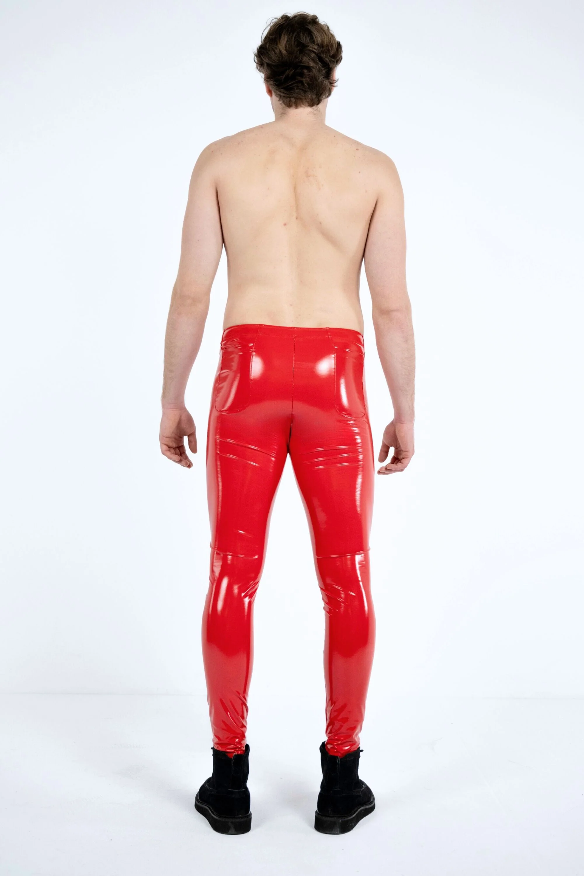 Red Ned Vinyl Meggings - Image 4