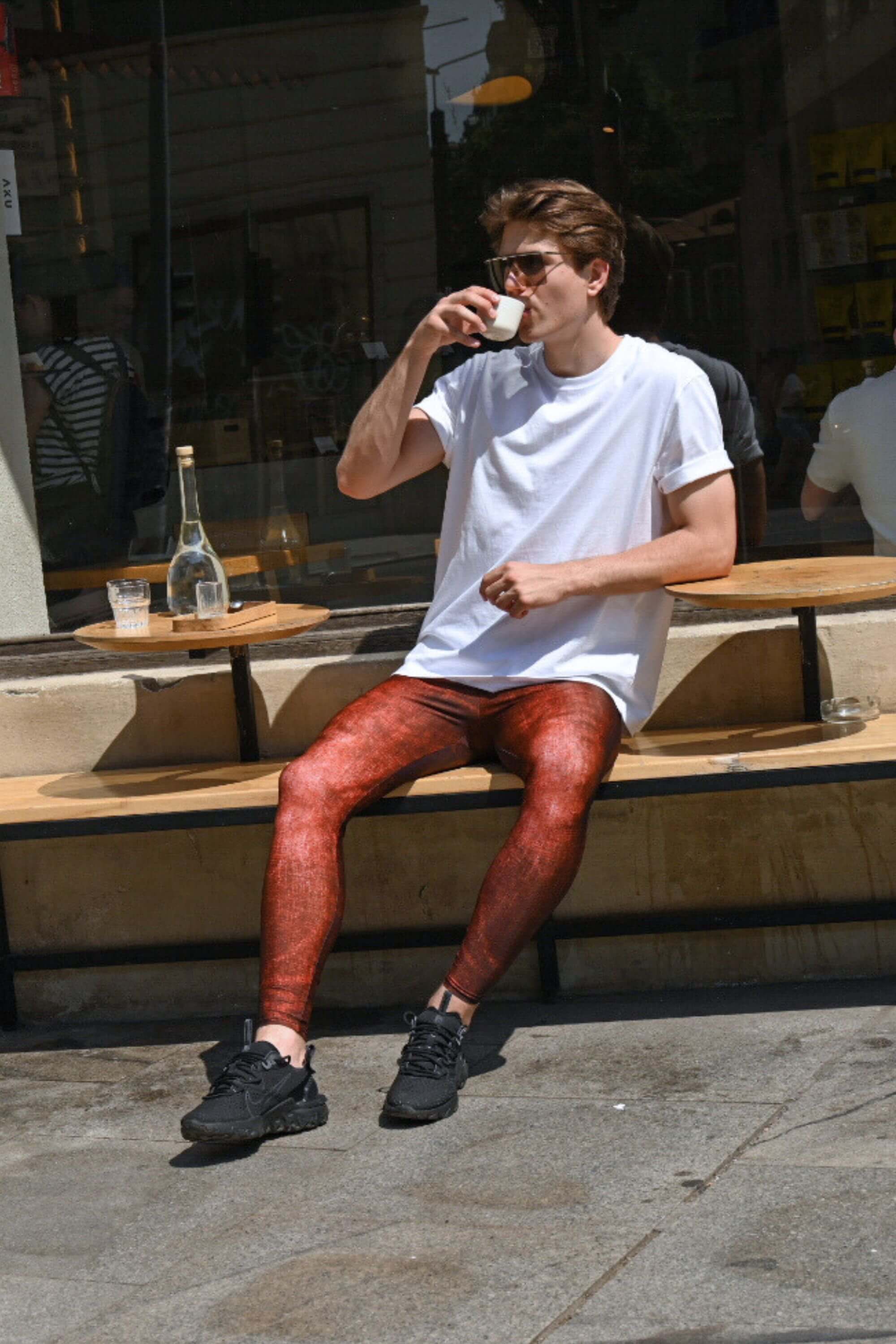 Rust Jean Ringo Meggings - Image 9