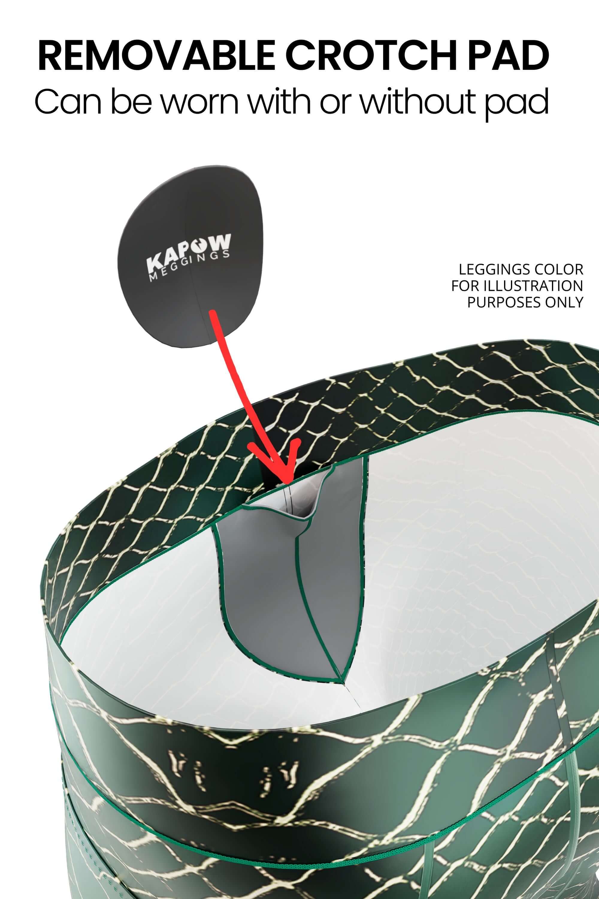 Taipan Meggings with Removable Crotch Pad - Image 3