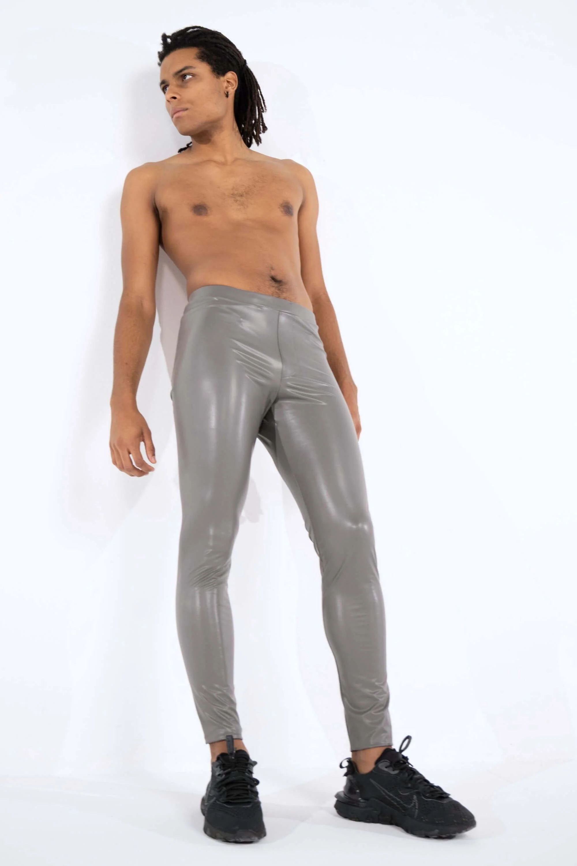 Vienna Faux Leather Meggings - Image 3