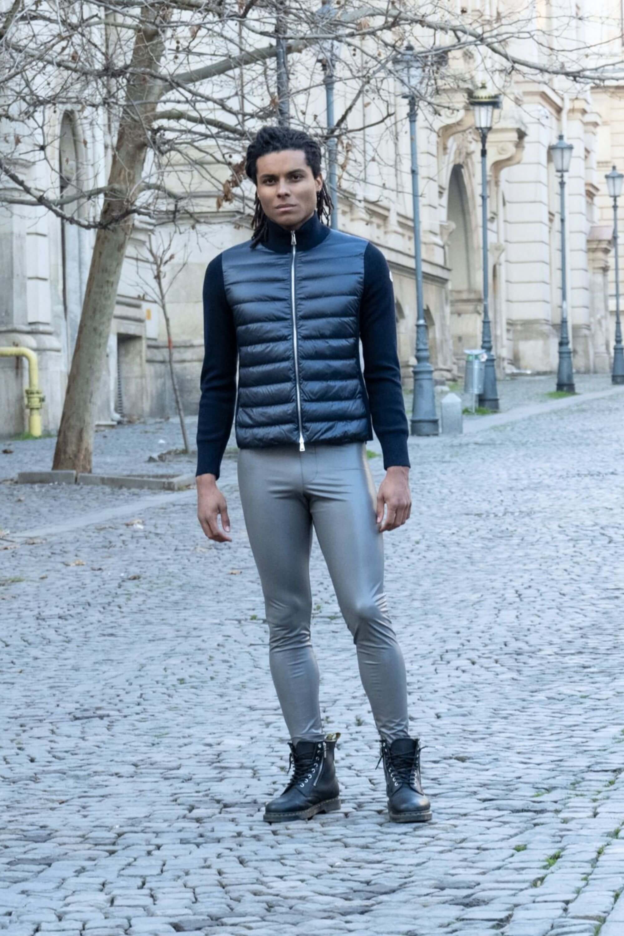 Vienna Faux Leather Meggings - Image 7