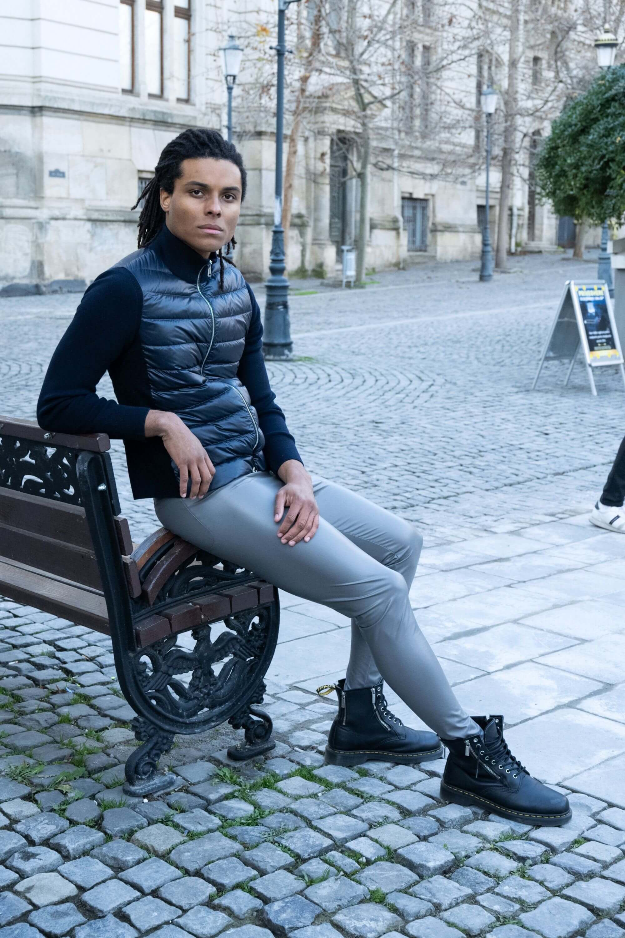 Vienna Faux Leather Meggings - Image 8