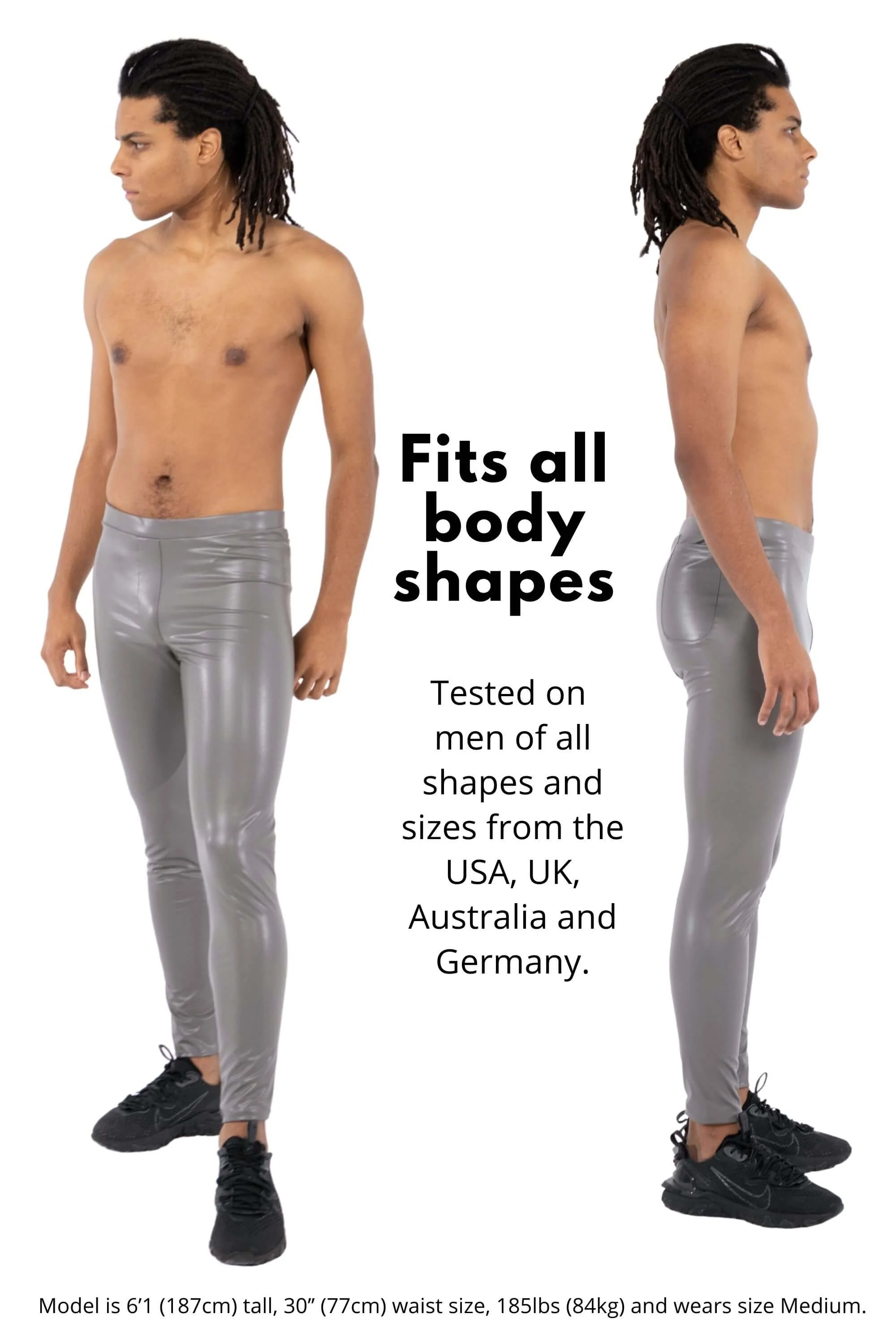 Vienna Faux Leather Meggings - Image 9